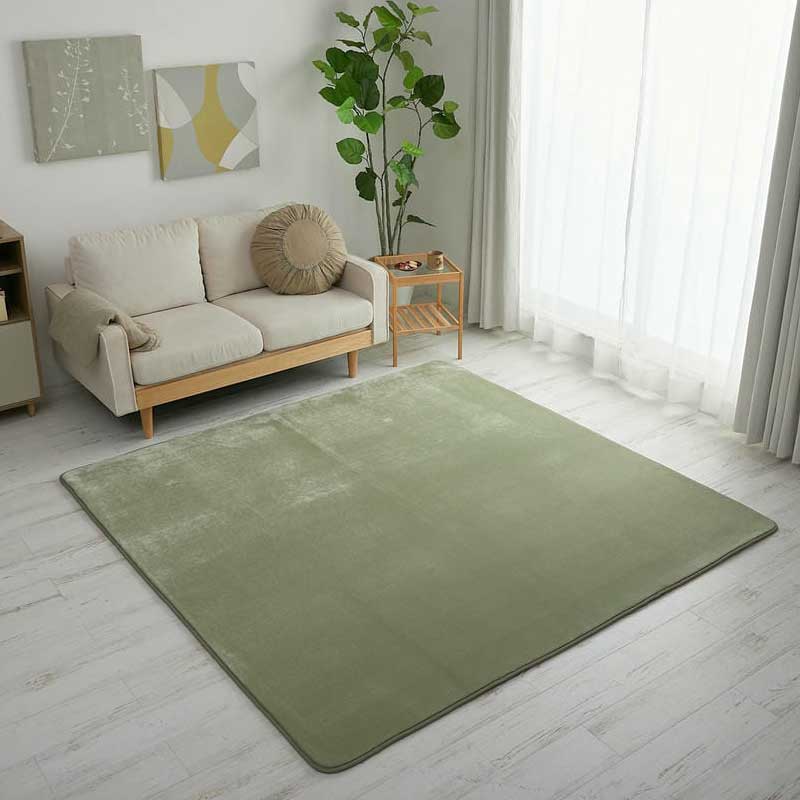 【1031447】ホリデープラス 130x190cm ミスティグリーン