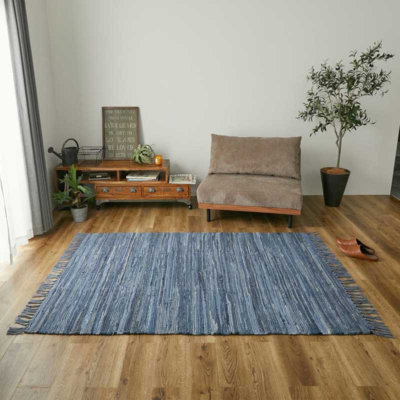 【1031209】メーア 90x150cm ライトブルー